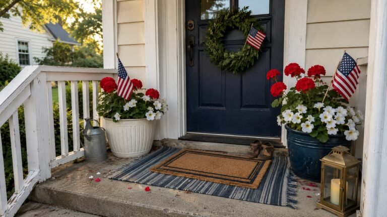 4th of July Front Porch Decor Ideas That Are Easy, Festive, and Actually Doable