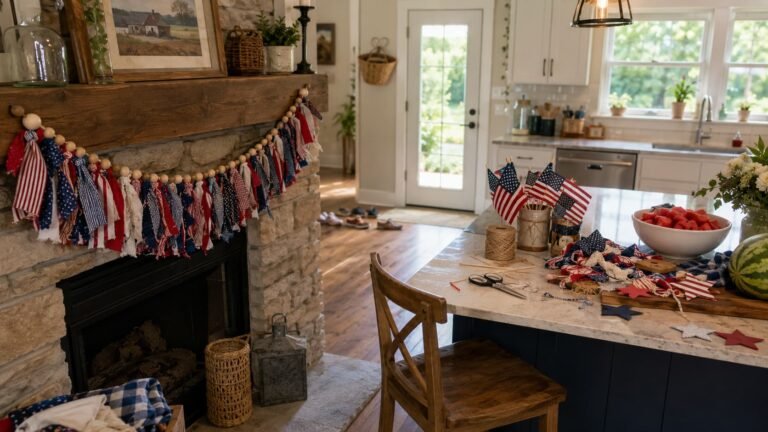 4th of July Garland Ideas That Are Easy, Festive, and Actually Cute
