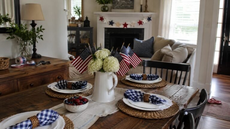 4th of July Indoor Decor Ideas That Feel Festive, Easy, and Not Overdone
