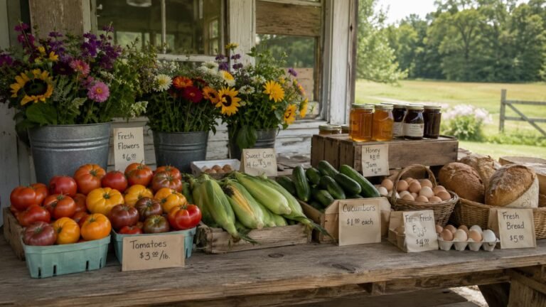 27 Best Things to Sell at a Farm Stand for Extra Income
