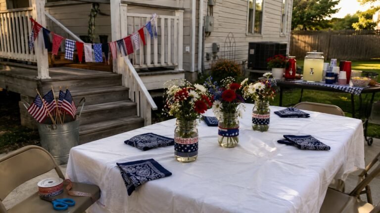DIY 4th of July Decorations: Easy Ideas for Your Porch, Table, and Backyard