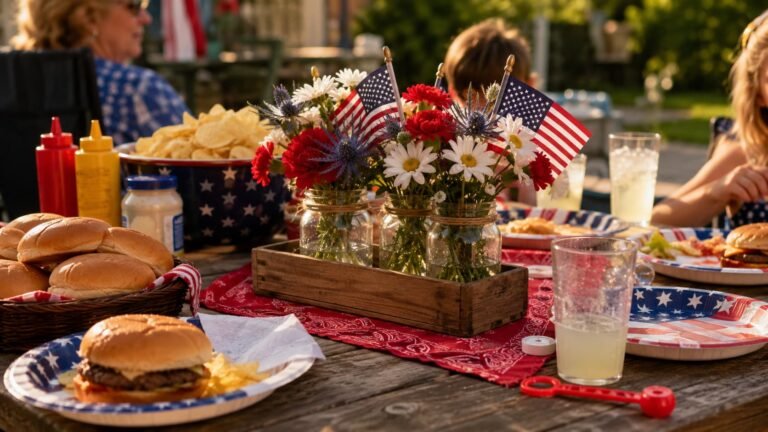 Fourth of July Centerpiece Ideas That Look Festive Without Taking Over the Table