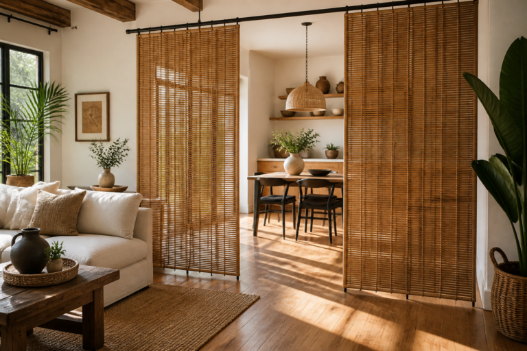 12 Bamboo Blinds Room Divider Ideas for Natural Homes featured image