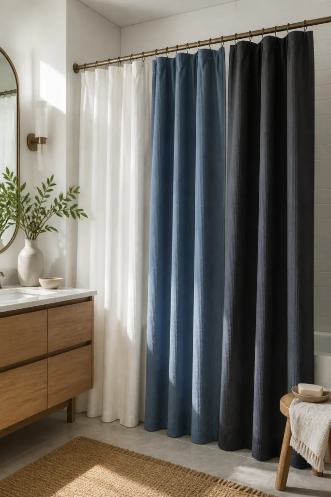 Best Colors for Tall Shower Curtains