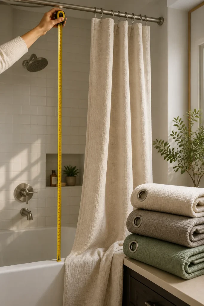 How to Choose the Right Extra Long Shower Curtain Size