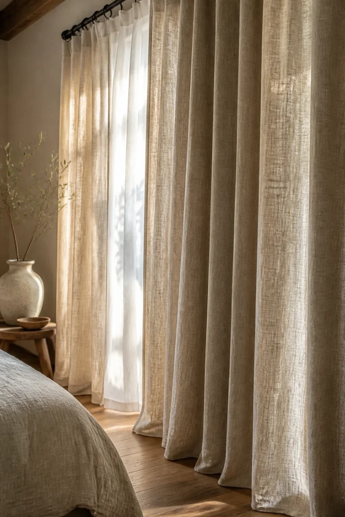 10. Textured Linen Layers