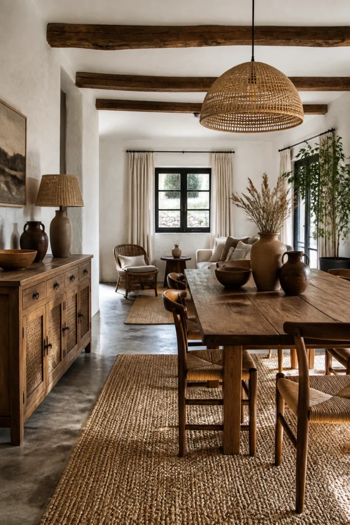 3. Add Thatched Cottage Charm Indoors