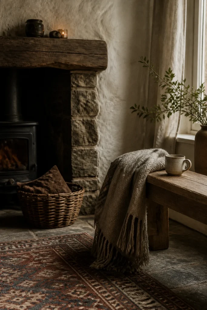 5. Use Stone, Plaster, Linen, and Wool Together