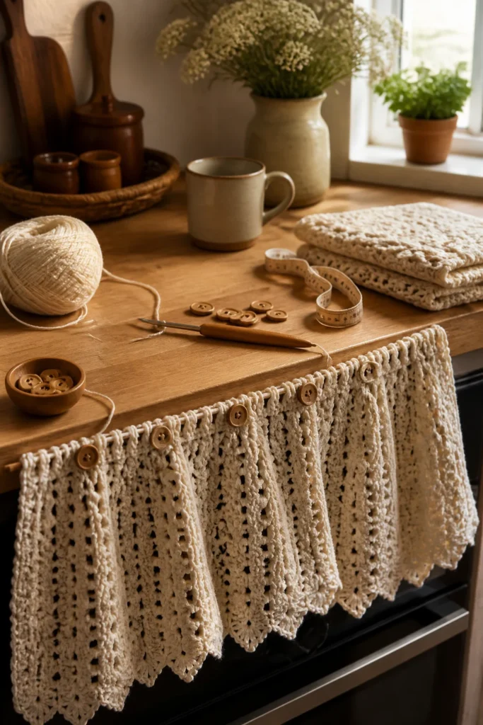 Is an Oven Curtain Crochet Project Worth DIYing?