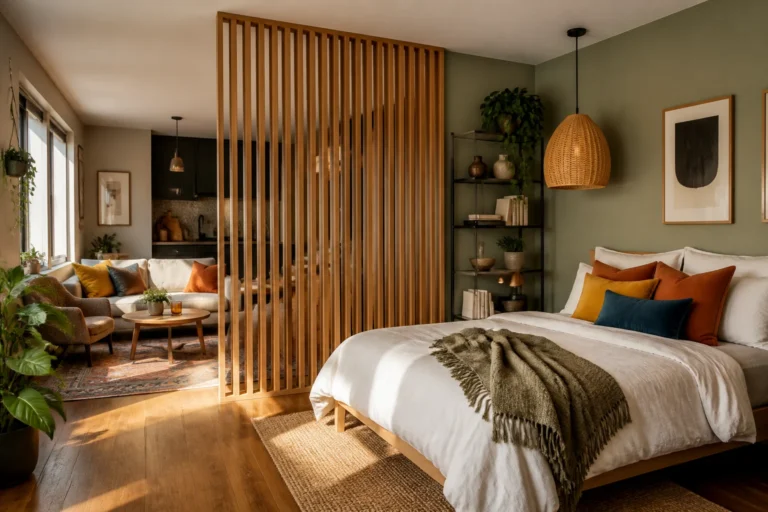 10 Wooden Slat Room Divider Ideas for Small Spaces featured image