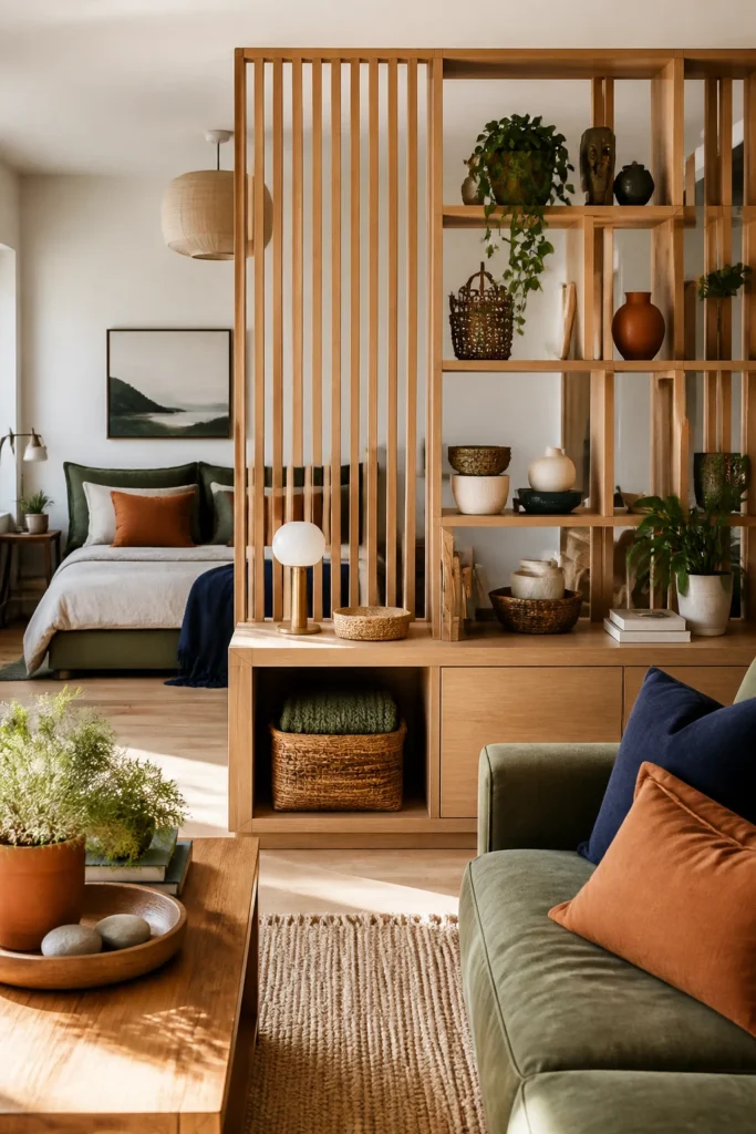 3. Combine Slats With Storage