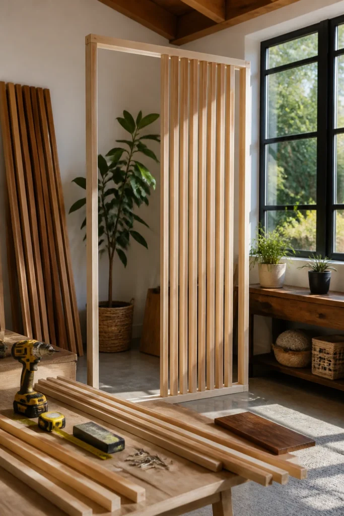 10. Build a Simple DIY Slat Divider