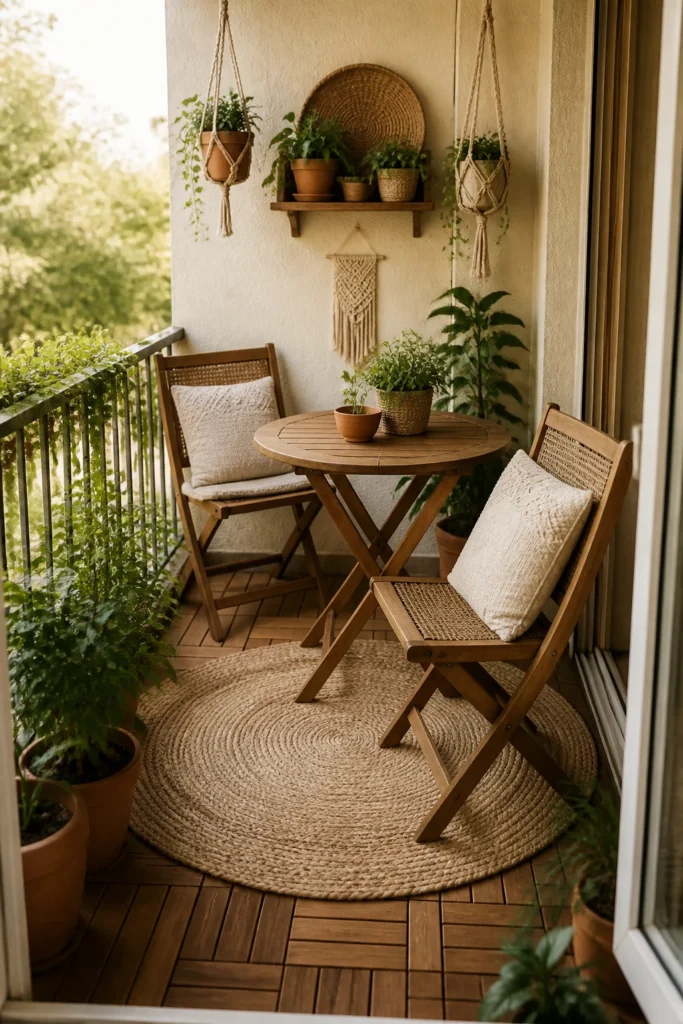 7. Warm Up the Floor With Wood Deck Tiles