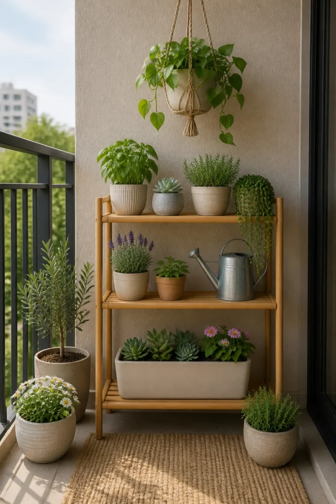8. Try A Vertical Plant Shelf