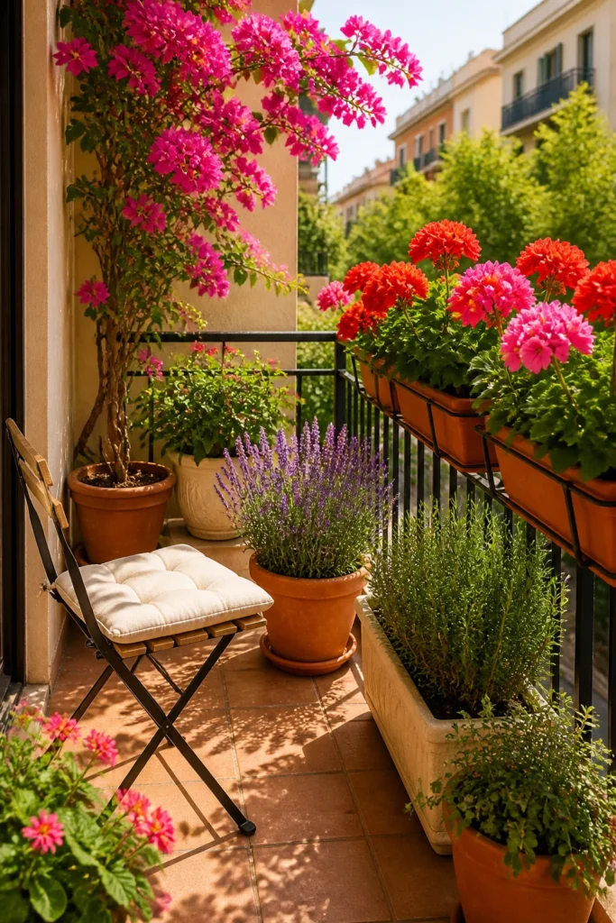 Sunny Flower Balcony