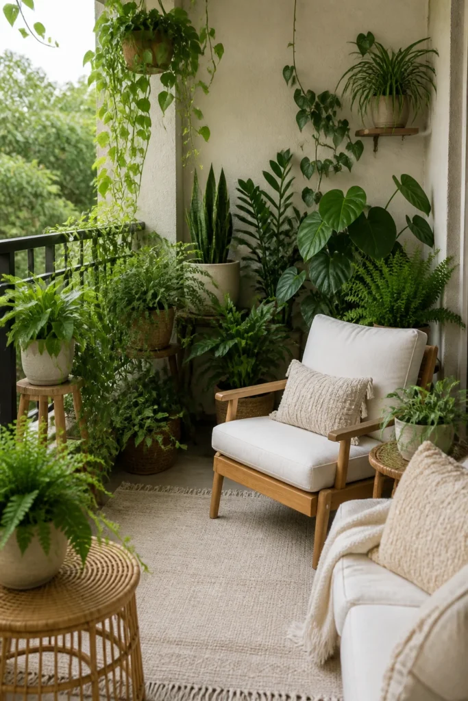 Best Plants for Shady Boho Balconies