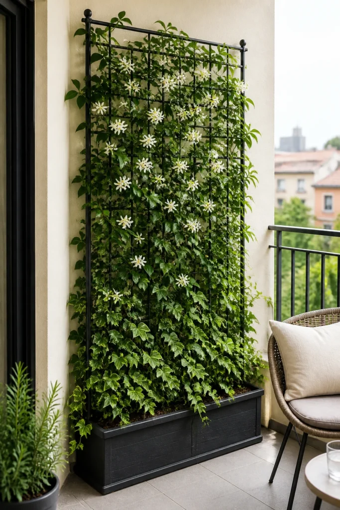 2. Create a Green Wall with Climbing Plants