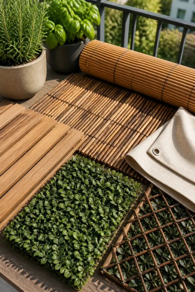 Best Privacy Screen Materials for Small Balconies