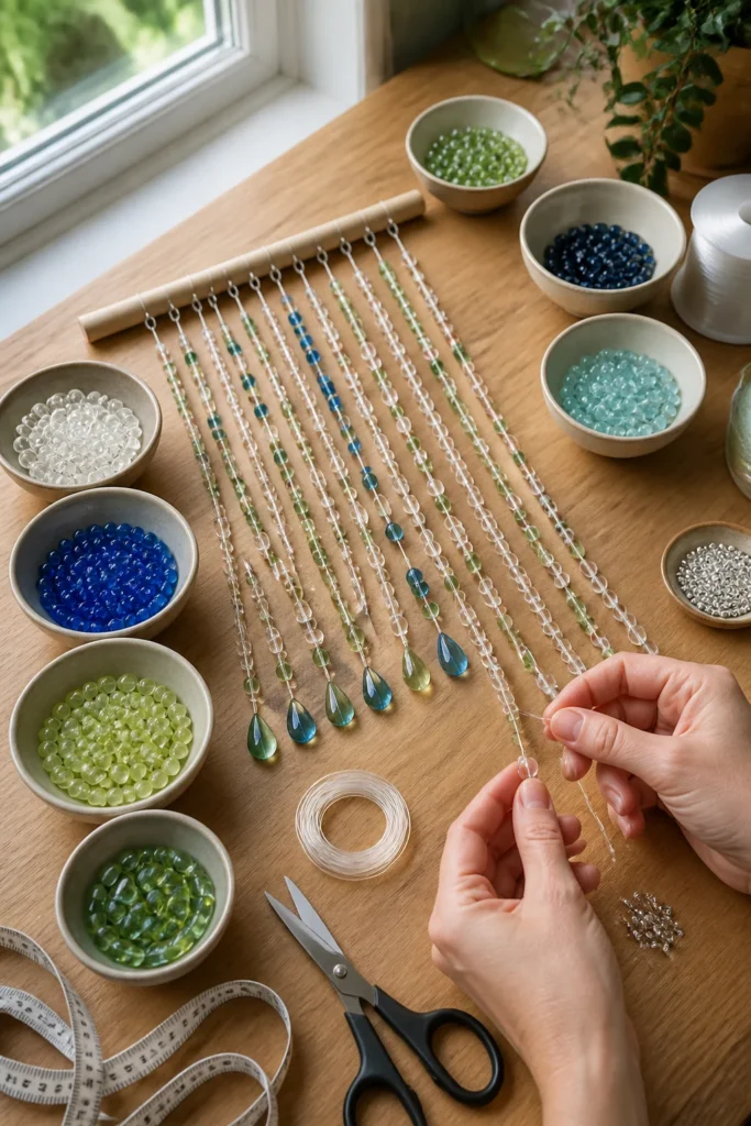 DIY Glass Bead Curtain Ideas