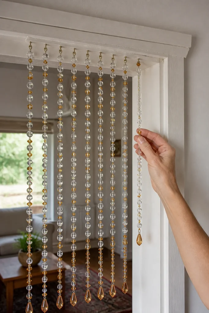 Step 6: Hang and Adjust the Curtain