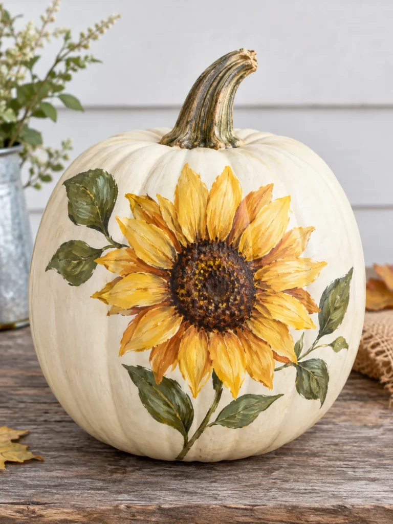 15. Sunflower Pumpkin