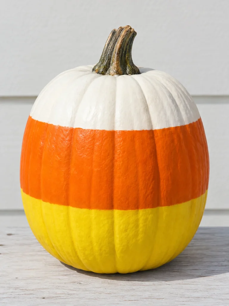 19. Candy Corn Pumpkin