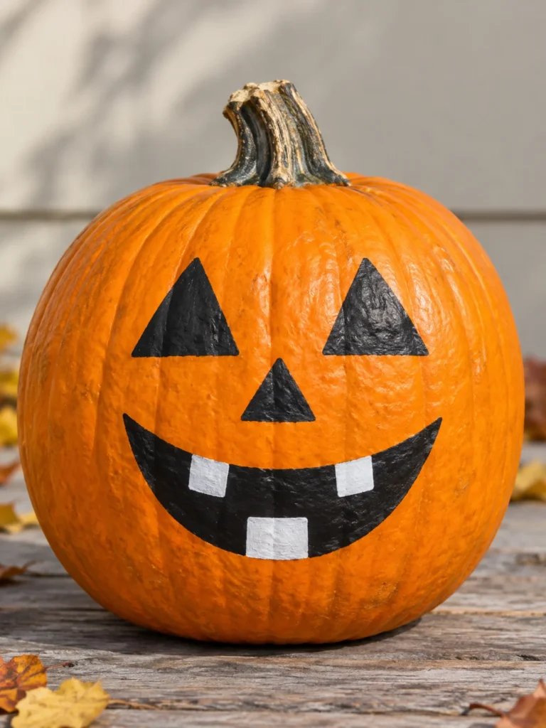 2. Classic Smiling Jack-o\'-Lantern