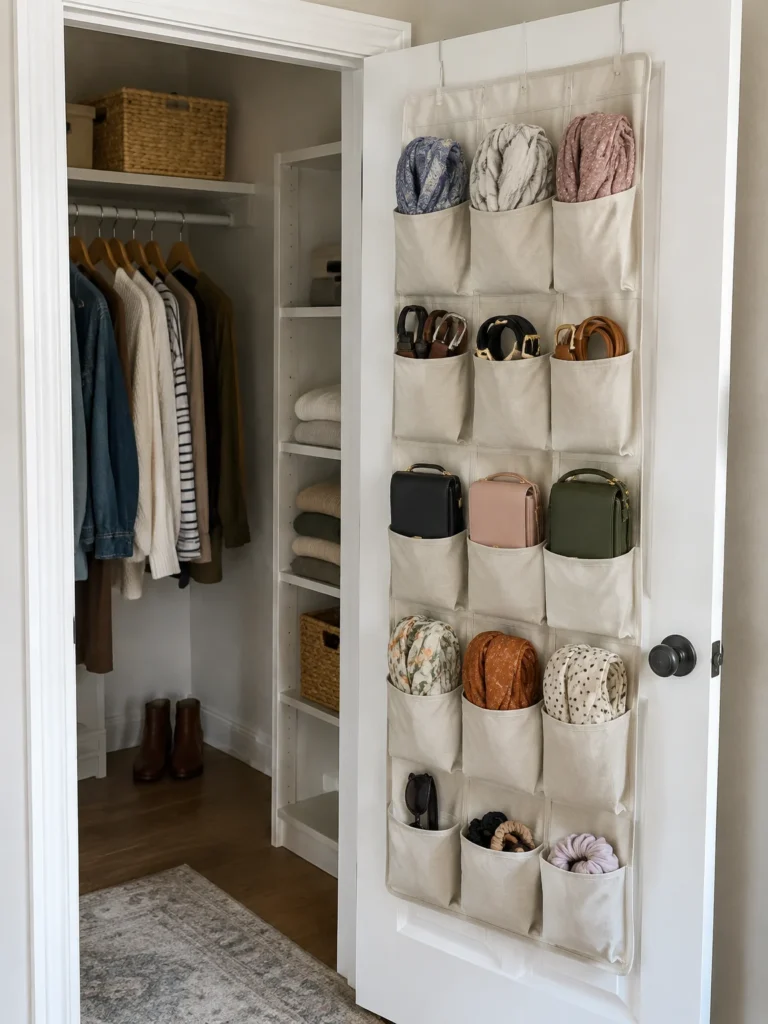 6. Hang an Over-the-Door Organizer