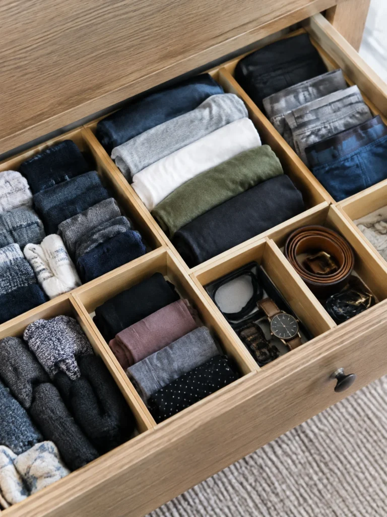 12. Divide Drawers Into Smaller Sections
