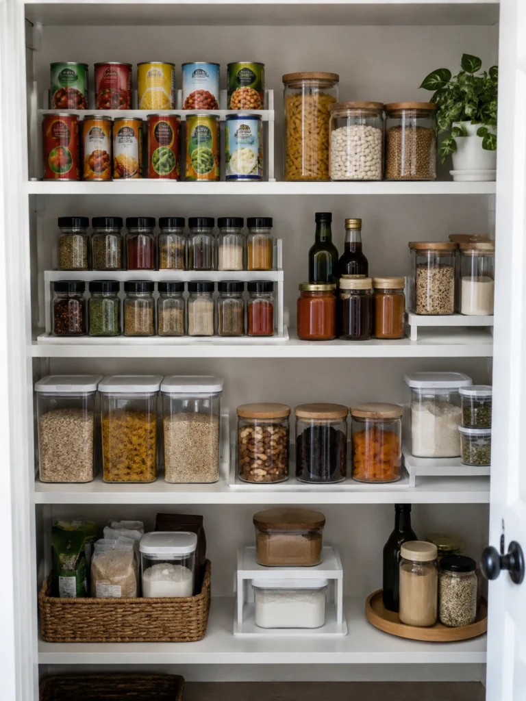 21. Add Tiered Risers to a Pantry Closet