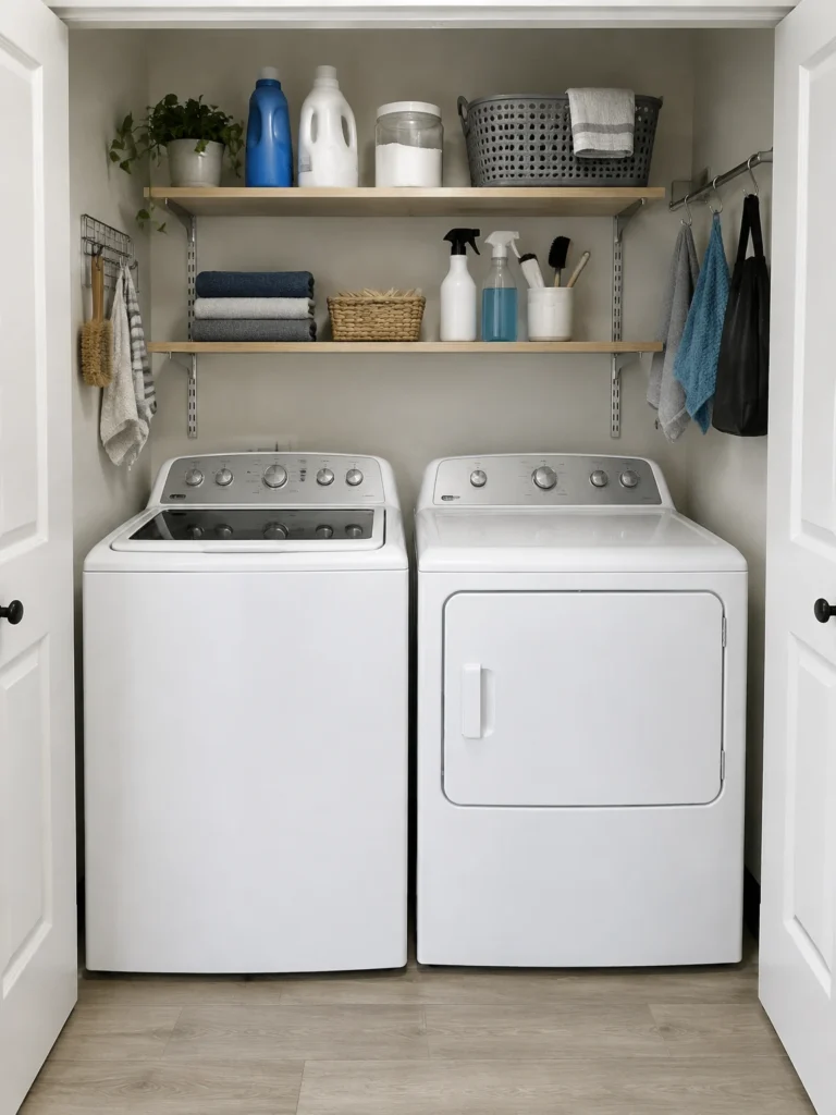23. Move Laundry Supplies Off the Floor