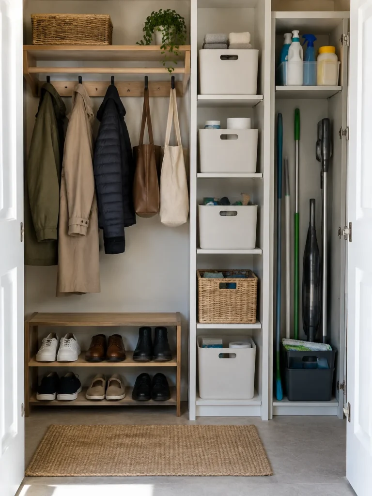 25. Create Zones in Hall and Utility Closets