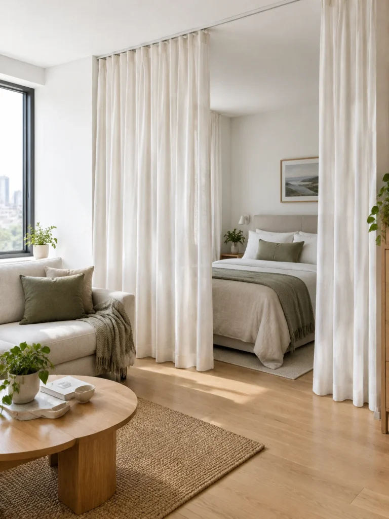 1. Floor-to-Ceiling Curtains