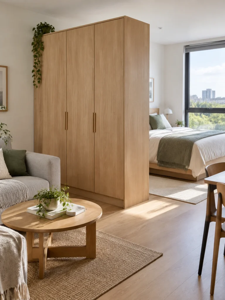 14. A Freestanding Wardrobe Divider