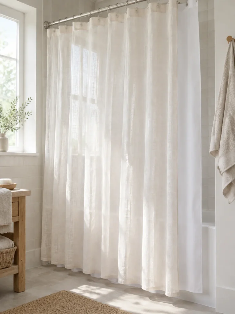 9. Create a Light, Airy Look With a Sheer Decorative Layer