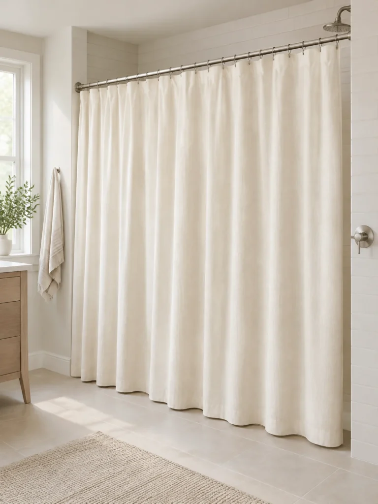 13. Use an Extra-Wide Curtain for Fuller Folds
